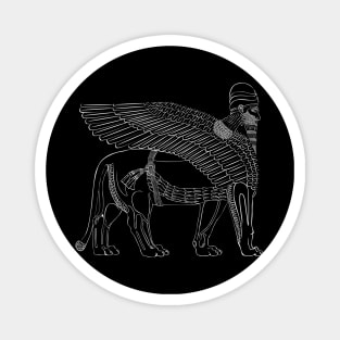 Assyrian Lion Guard Magnet